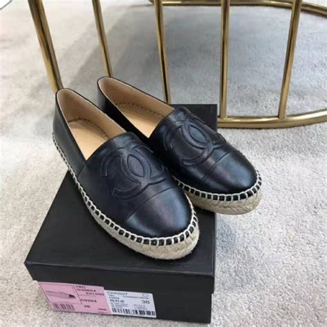 chanel espadrilles leather price euro|chanel espadrilles black.